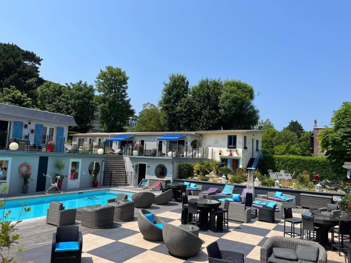 Hotel La Piscine Villers-sur-Mer Bagian luar foto